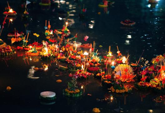 Loy Krathong en Thaïlande
