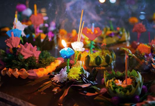 Loy Krathong en Thaïlande