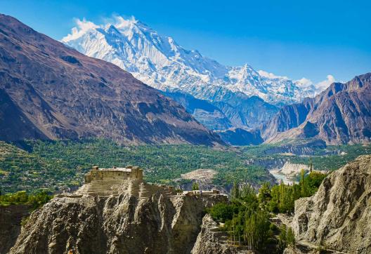 Fort Baltit karimabad Rakaposhi au Pakistan