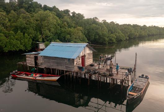 Découverte du logement en baie de Napan au nord de la Papouasie indonésienne
