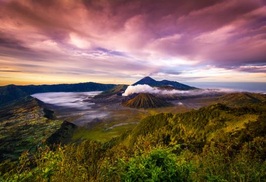 Randonnée au Mont Bromo en Indonésie