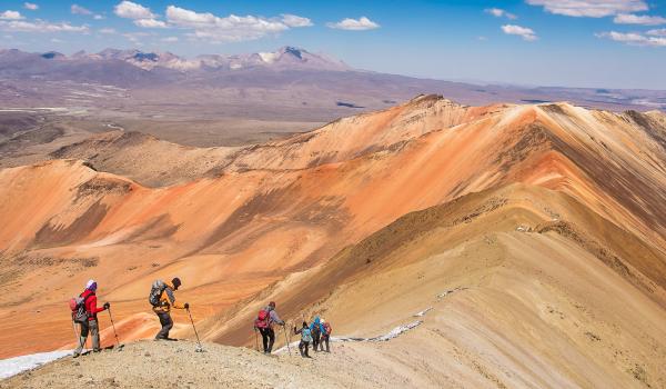 Région de Parinacota dans le désert d’Atacama au Chili