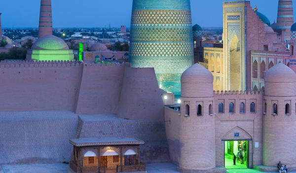 Porte Ouest de Khiva en Ouzbékistan