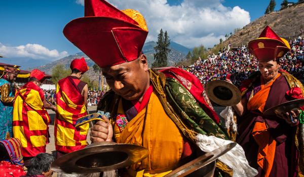 Festival Tsechu de Paro au Bhoutan