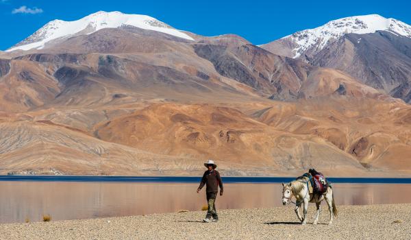 Trek le long du lac Tsomoriri au Ladakh