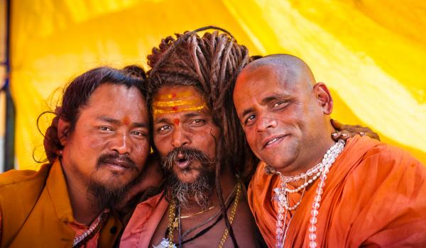 Rencontre avec des Sadhus à la Kumbh Mela en Inde