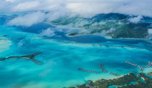 Archipel de Bora Bora en Polynésie