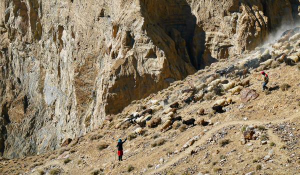 Rencontre bergers wakhis de Shimshal au Pamir