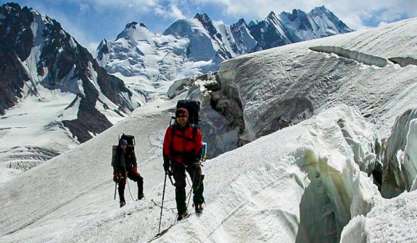 Trek expedition sur le glacier Fedtchenko au Tadjikistan