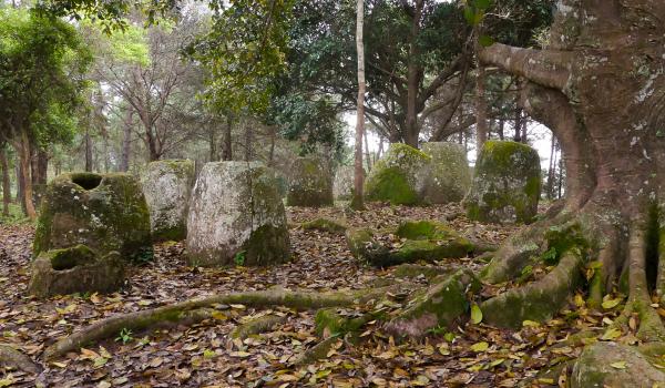 Trek à travers la Plaine des Jarres dans la région de Xieng Khouang