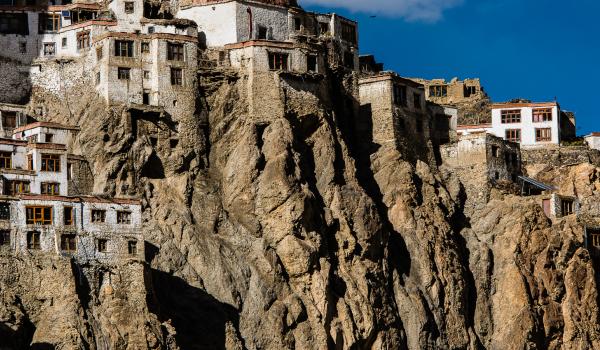 Monastère de Phuktal au Zanskar en Himalaya en Inde