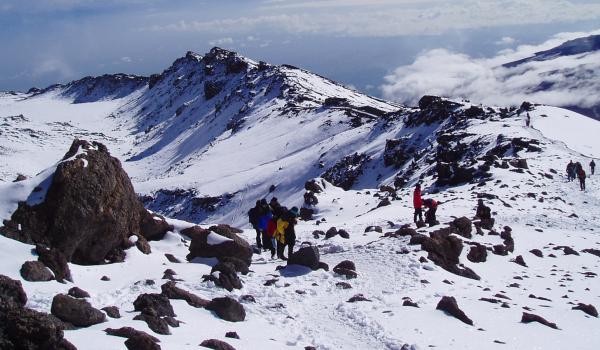 Ascension du Kilimandjaro et progression au sommet