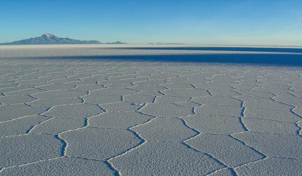 Salar d'Uyuni en Bolivie