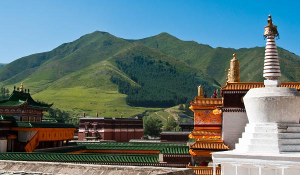 Monastère de Labrang en Amdo au Tibet oriental en Chine