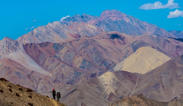 Trek entre Phuktal et la lac Tsomoriri au Ladakh Zanskar en Inde