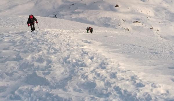 Ascension du Thorong peak sur le tour des Annapurnas