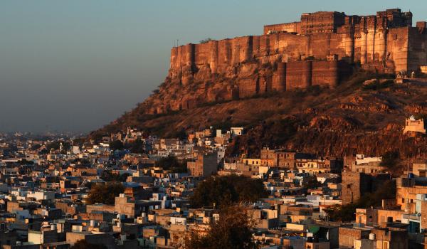 Trekking à travers la ville de Jodhpur et sa citadelle au Rajasthan