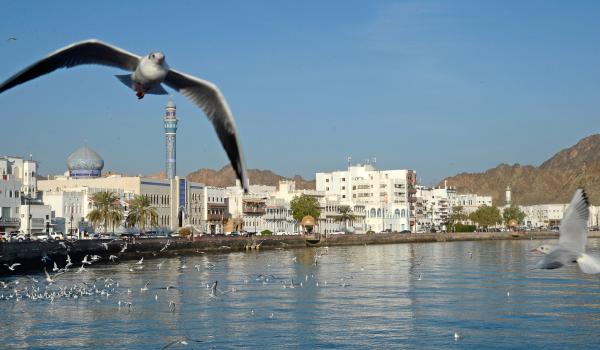 Port de Mascate au Sultanat d'Oman