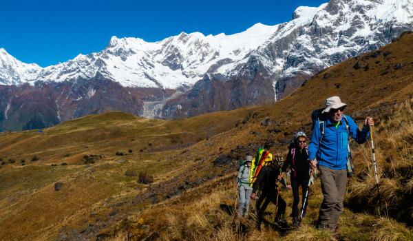 Toni Hagen trail  dans la région des Annapurna au Népal