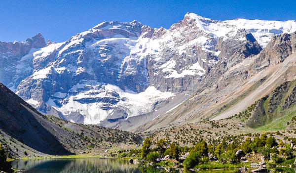 Trek pic Mary sur le lac Kukikalon tadjikistan