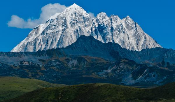 Monastère de Manijiago près de Tagong dans la région du Kham au Tibet oriental en Chine