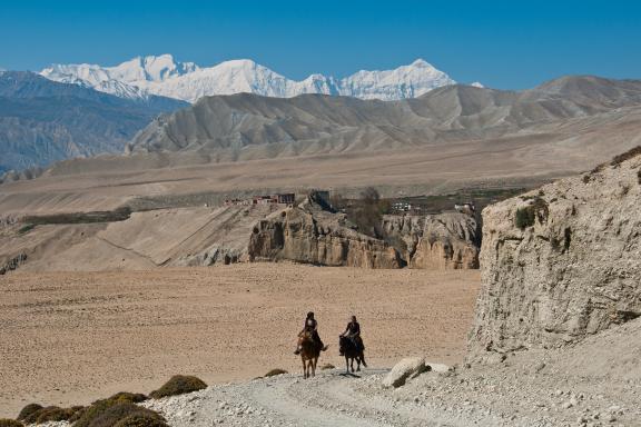 Village de Tsarang au Mustang au Népal