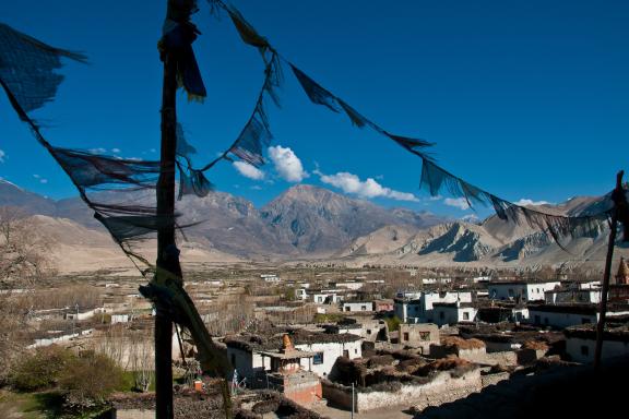 Village de Tsarang au Mustang au Népal