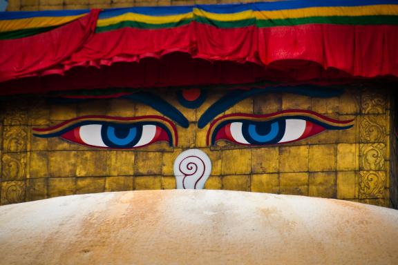 Stupa de Bodnath près de Katmandou au Népal