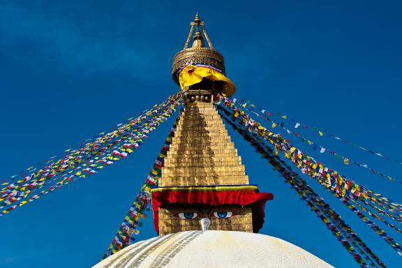 Stupa de Bodnath près de Katmandou au Népal