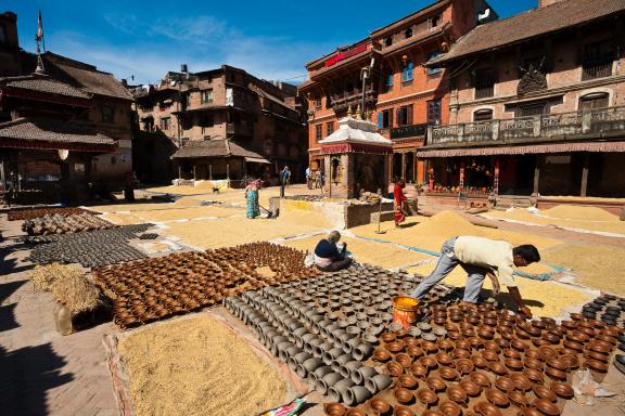 Baktapur près de Katmandou au Népal