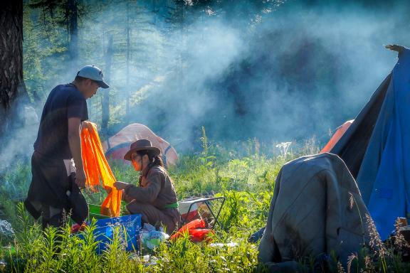 Bivouac mystique en Mongolie