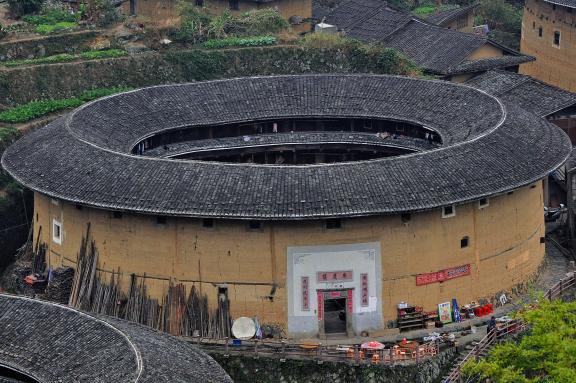 Maison forteresse d'un clan Hakka dans la province du Fujian