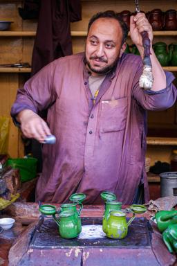 Chaï à Peshawar au Pakistan