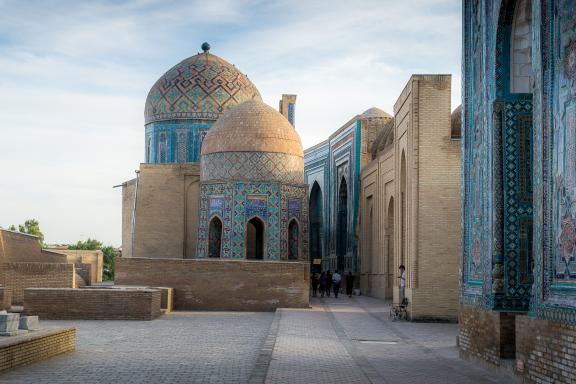 Mausolée Shah i Zinda à Samarcande en Ouzbékistan