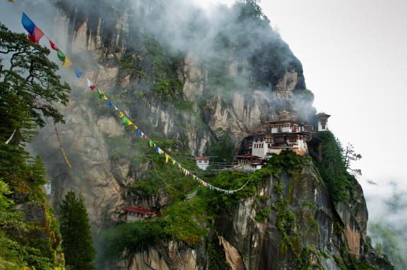 Temple au Bhoutan