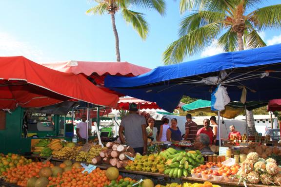 Marché de Saint Paul à la Réunion