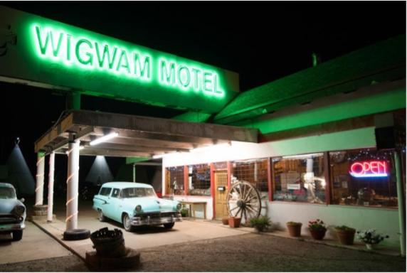 Motel le long de la Route 66 © Christian Vérot