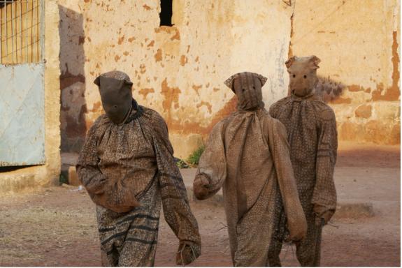 Masques Senoufo en Côte d'Ivoire (Khorogo) 
