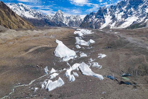 Trekking vers Concordia sur le glacier du Baltoro au Pakistan