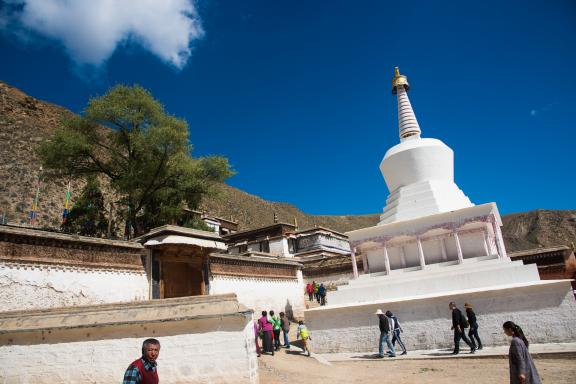 Monastère de Labrang en Amdo au Tibet oriental en Chine