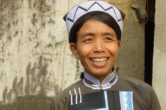 Trek vers une femme hani de Pinghe au sud du Yunnan