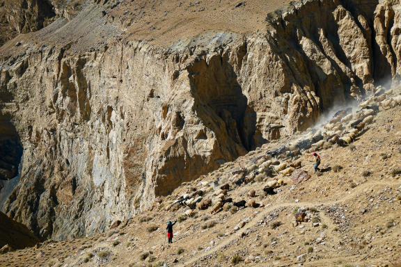 Rencontre bergers wakhis de Shimshal au Pamir