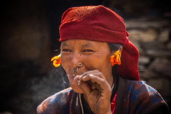 Village de Sirdibas sur le tour du Manaslu au Népal