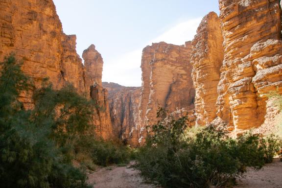 Randonnée dans le canyon d'Essendilene