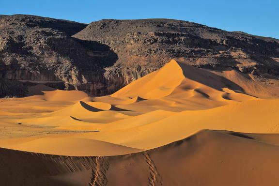 Trekking dans la région de Djanet en Algérie