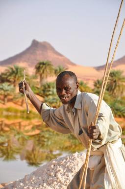 Randonnée avec un guide sur les lacs d'Ounianga