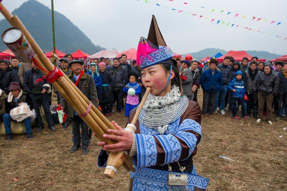 Trekking vers la fête des Miao chapeau pointu au Guizhou