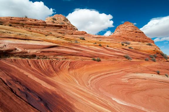 Randonnées vers Vermilion Cliffs aux États-Unis