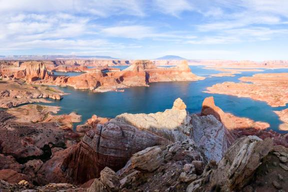 Randonnée vers le Lac Powell aux États-Unis