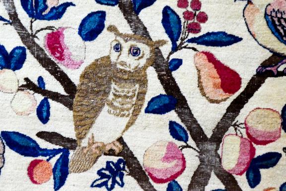 Découverte du hibou au Musée du tapis à Téhéran